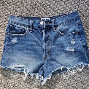 RSQ Distressed Blue Denim Shorts, Womens Size 27